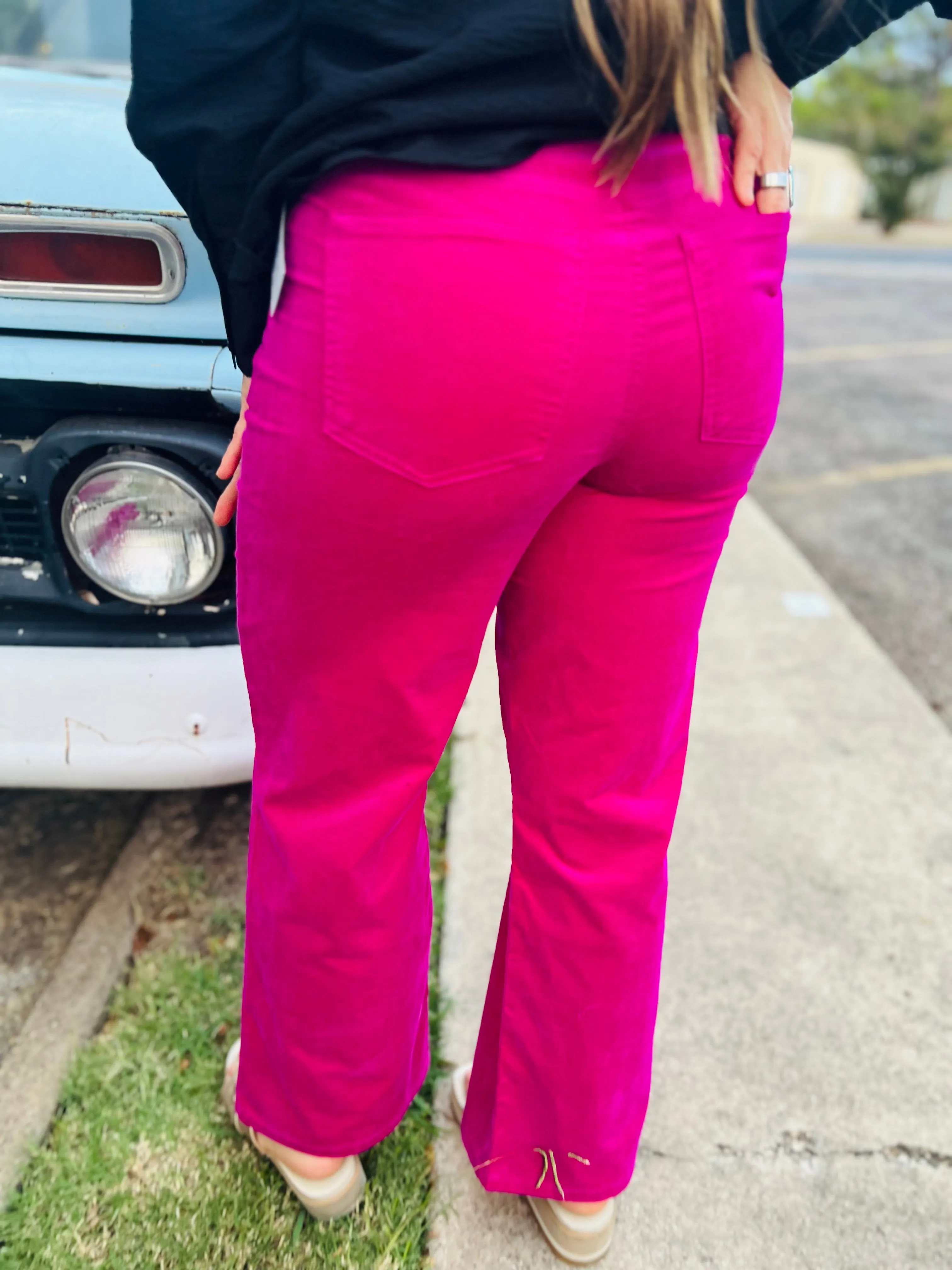 JEAN FUCHSIA PANT