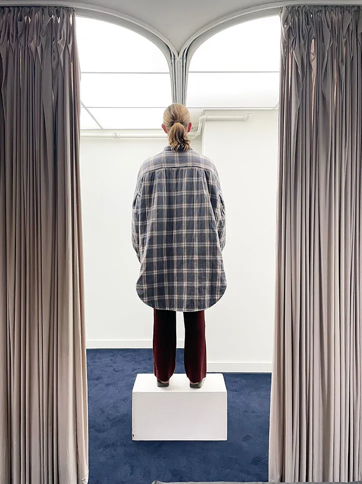 Kapital Flannel Check x Quilting Shirt Coat