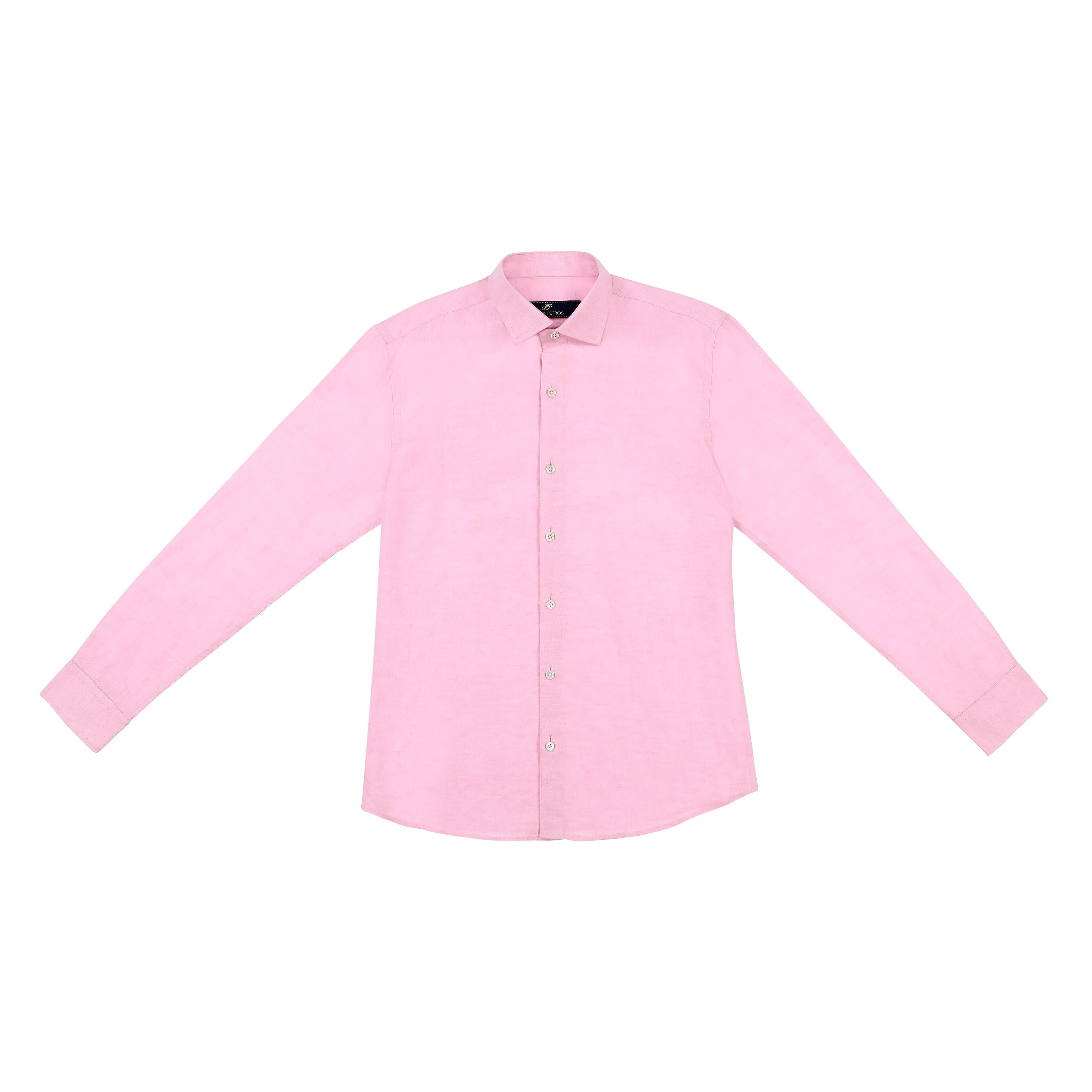 Laos Linen Shirt - Pink
