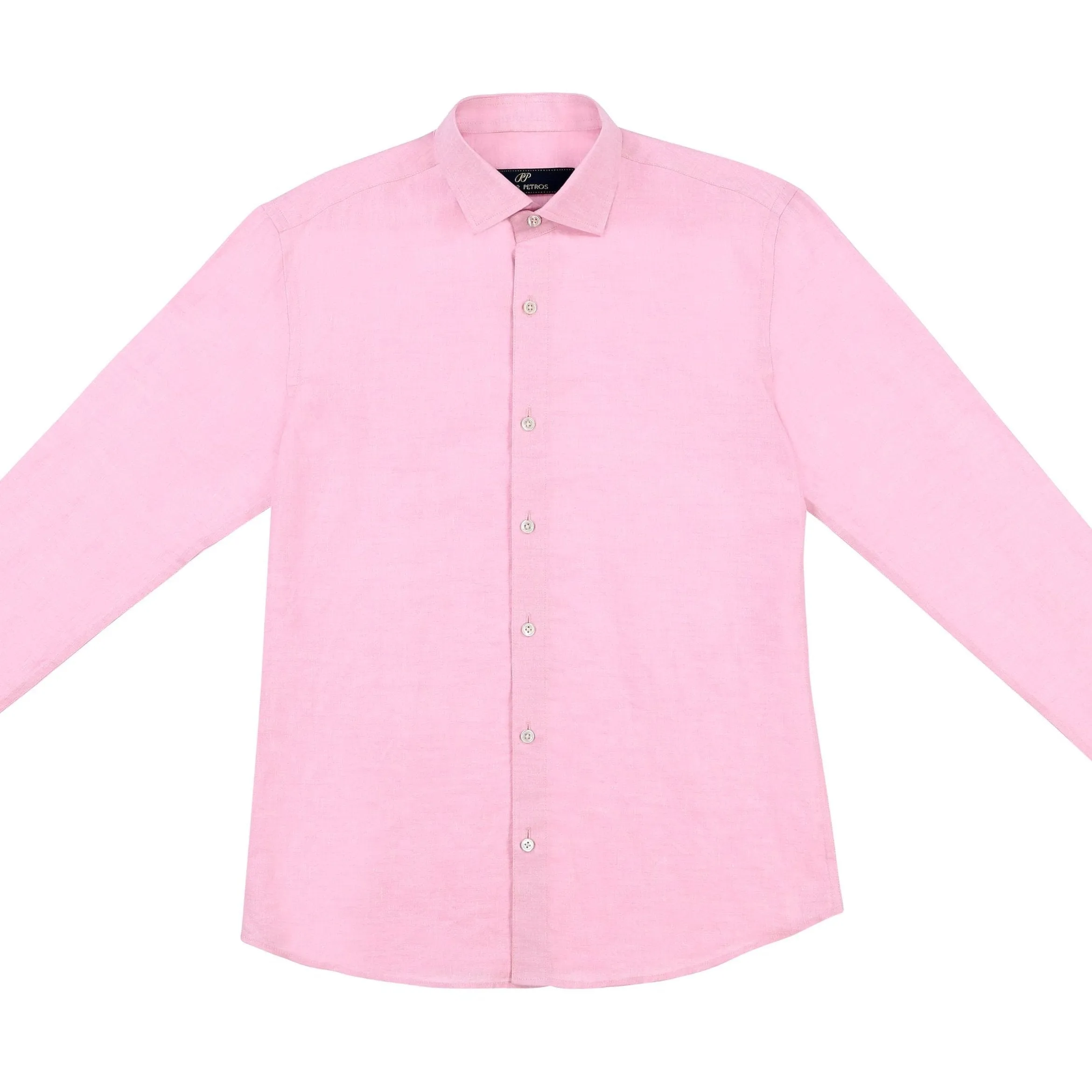 Laos Linen Shirt - Pink
