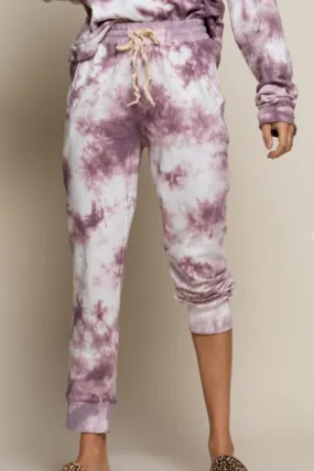 Leah Joggers (Berry Tie Dye)