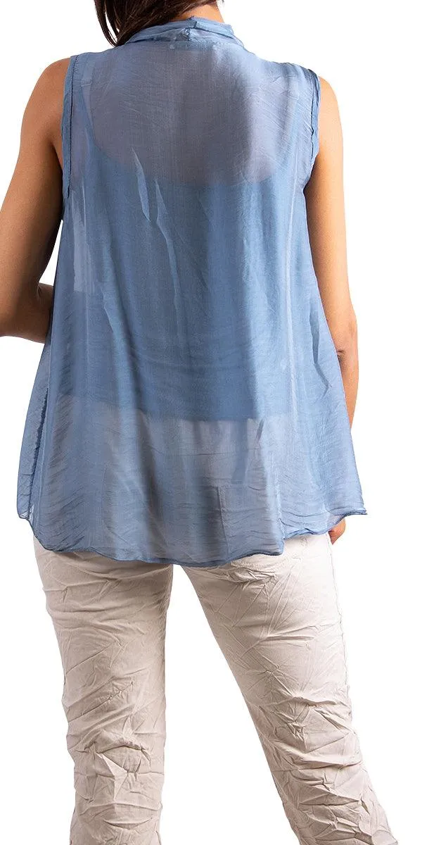 Margherita Two-piece Silk Vest