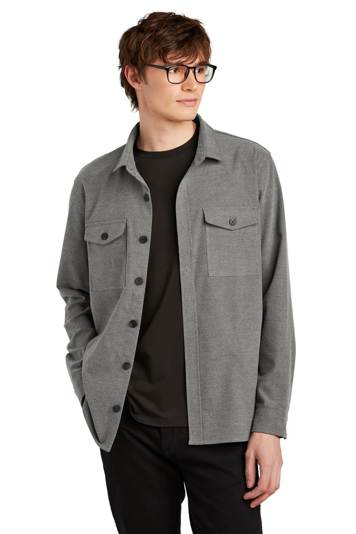 Mercer Mettle™ Long Sleeve Twill Overshirt MM2020