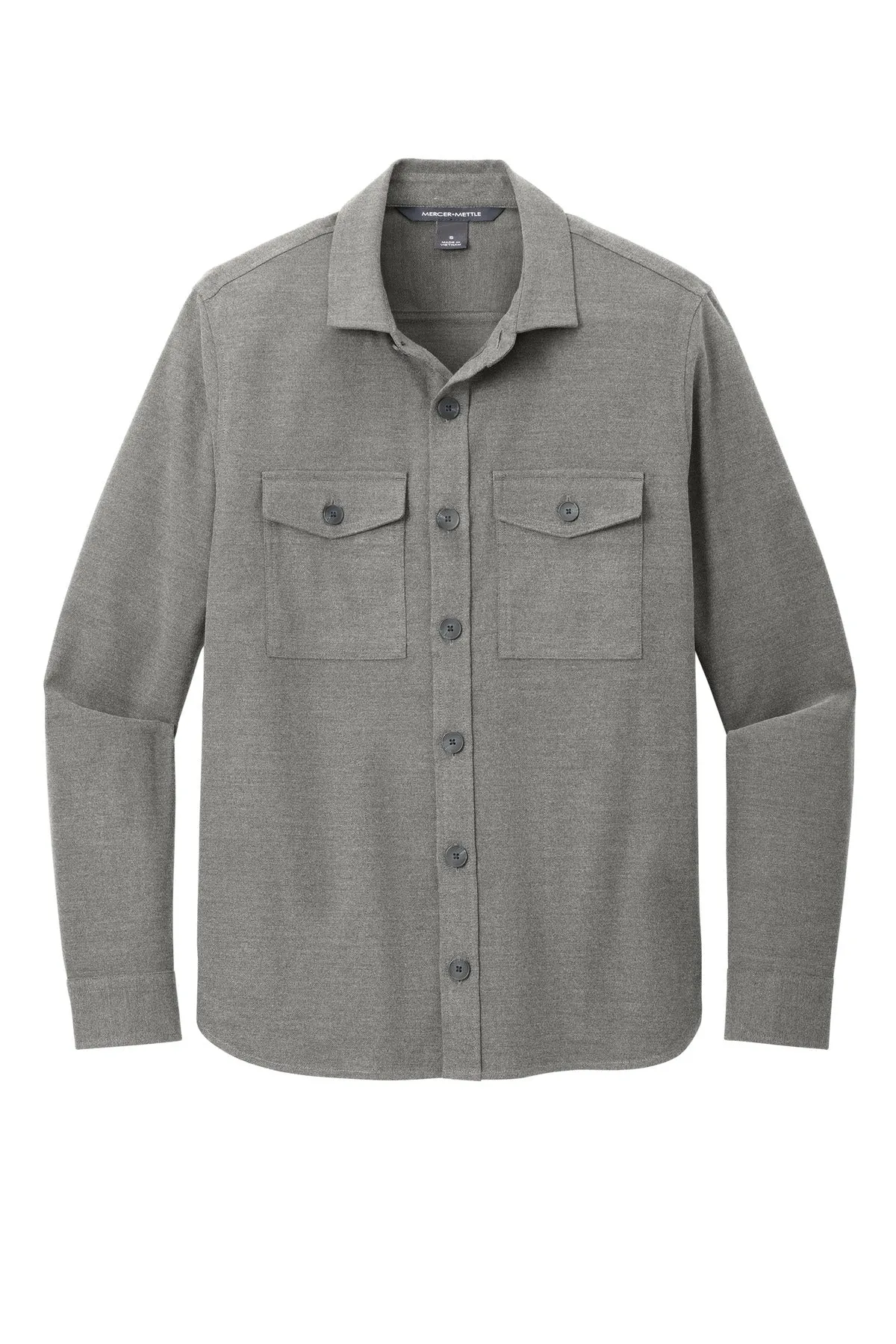 Mercer Mettle™ Long Sleeve Twill Overshirt MM2020