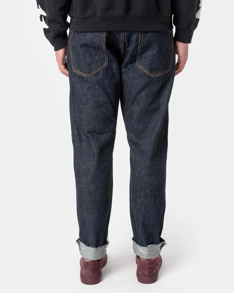 M.G.S. 90's Silhouette Denim Pants in Raw Indigo
