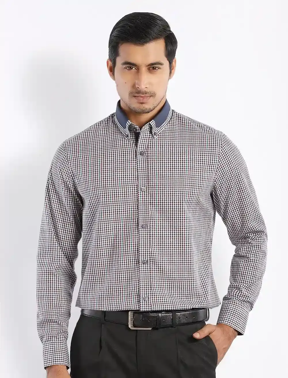 Micro Check  Men's Formal Shirt