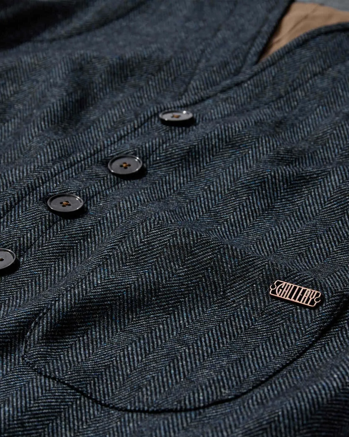 MMGMason Herringbone Waistcoat