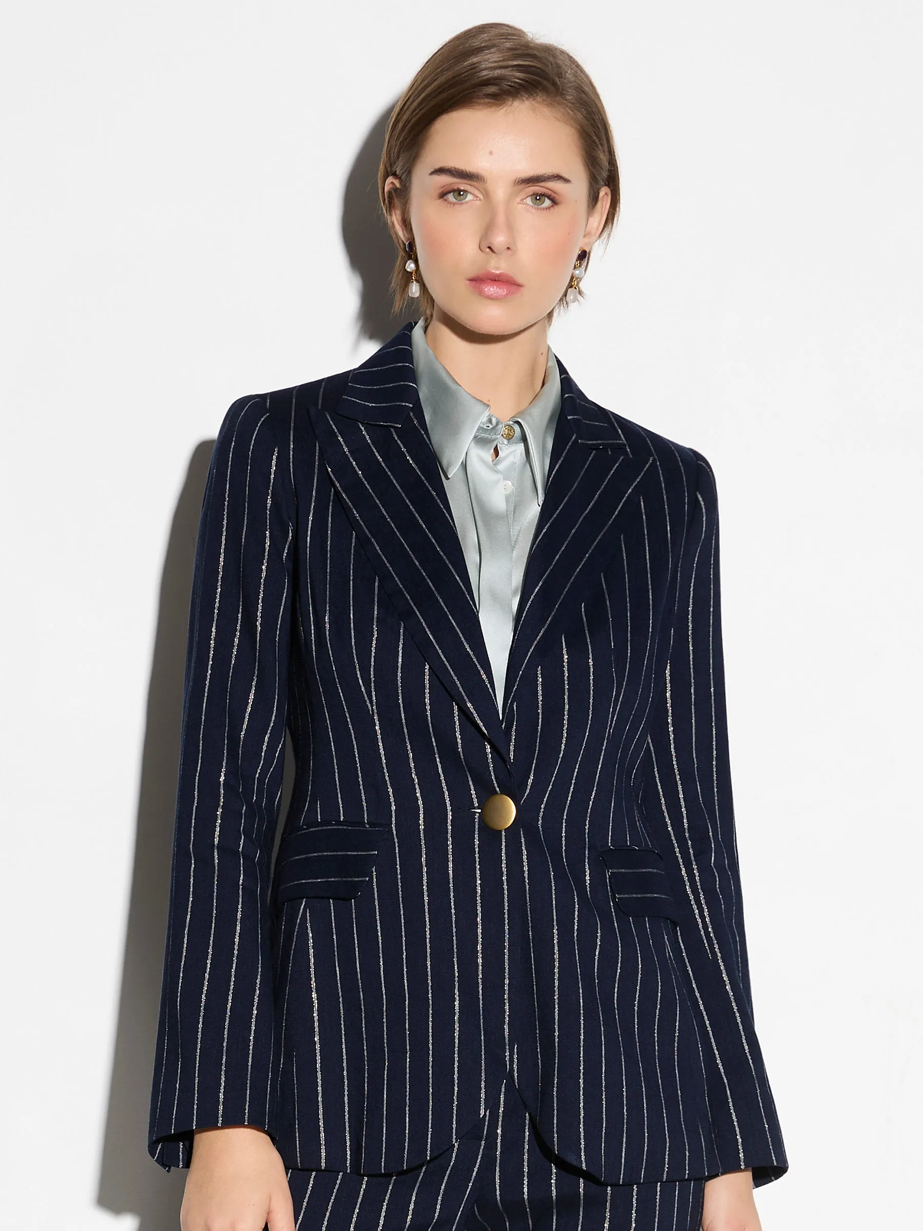 Monaco Blazer - Navy/Gold (Size 8 Only)