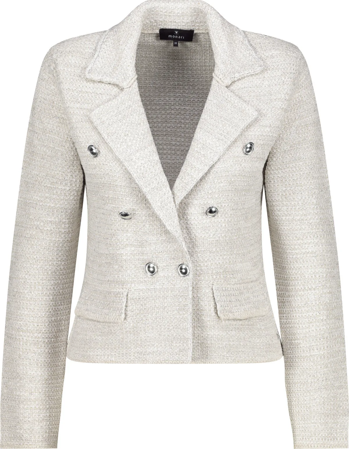 MONARI Off-White Tweed Jacket