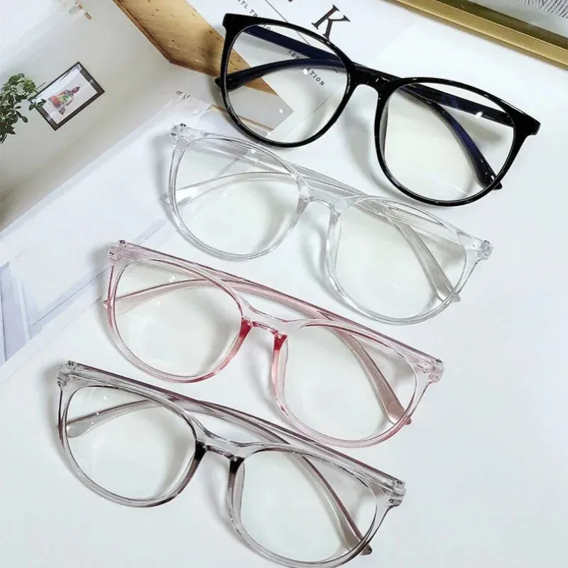 New Trend Reading Glasses Men Women Myopia Glasses Luxury Round Frame Eyewear Optical Spectacle Eyeglasses Diopter Decors