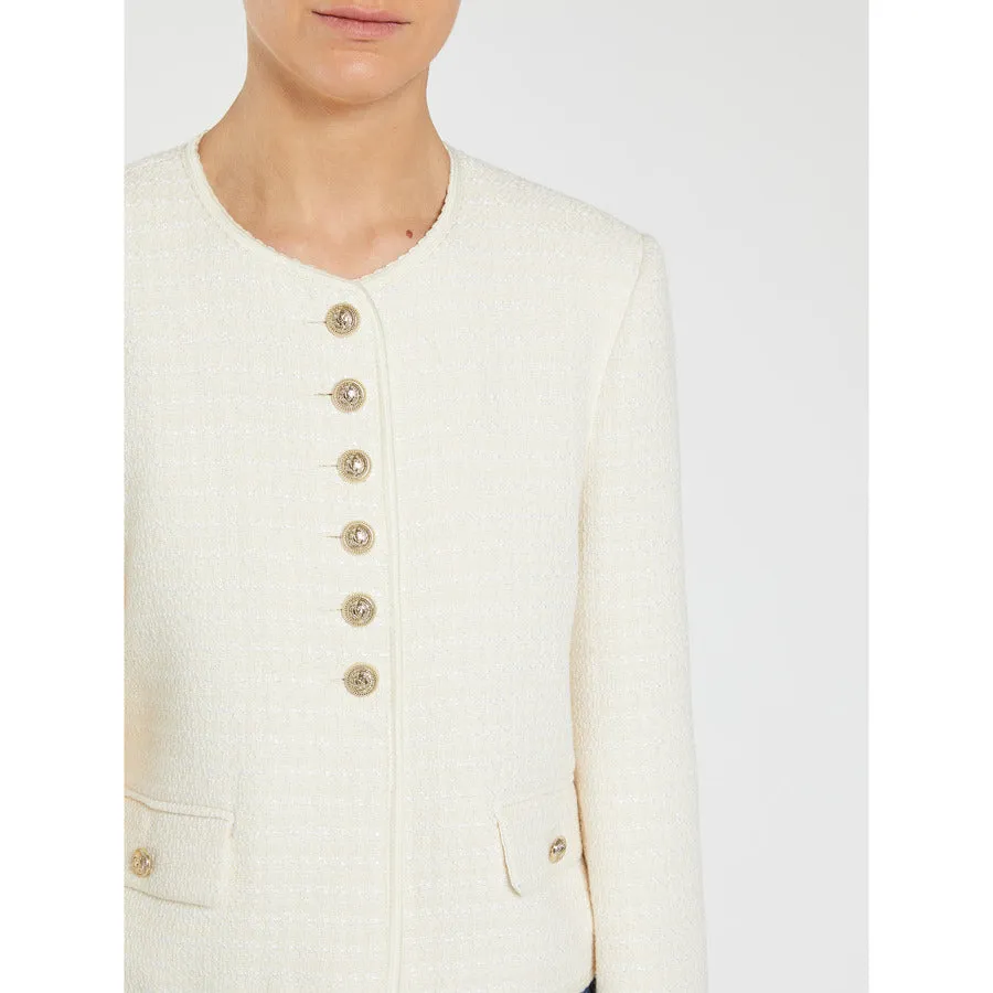 PENNY BLACK Cream Button Up Jacket