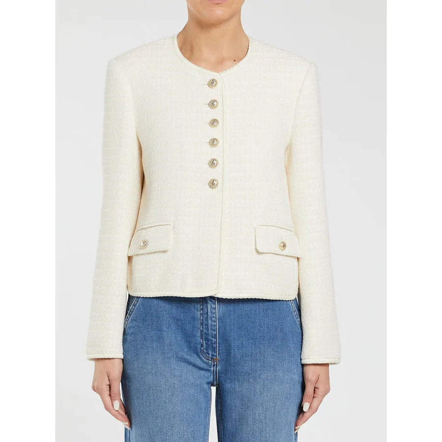 PENNY BLACK Cream Button Up Jacket