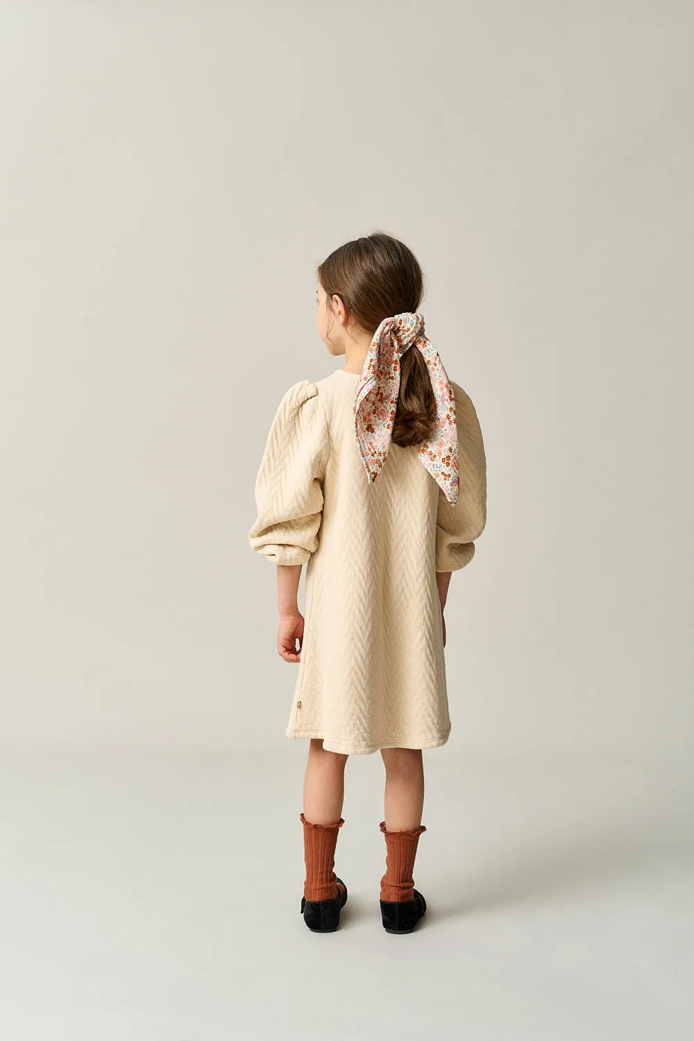 Quilted zigzag dress
