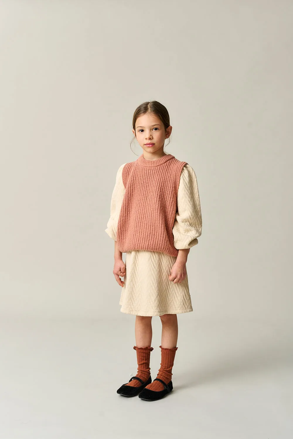 Quilted zigzag dress