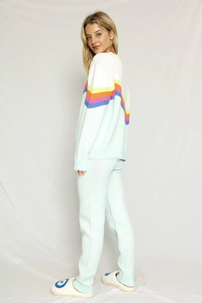 Retro stripe sweater