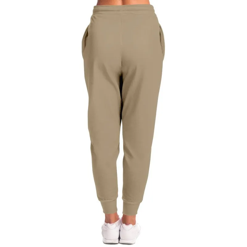 Shaded Pale Pastel Orange Brown Joggers | Unisex | with PLUS sizes | C0M15Y30K30