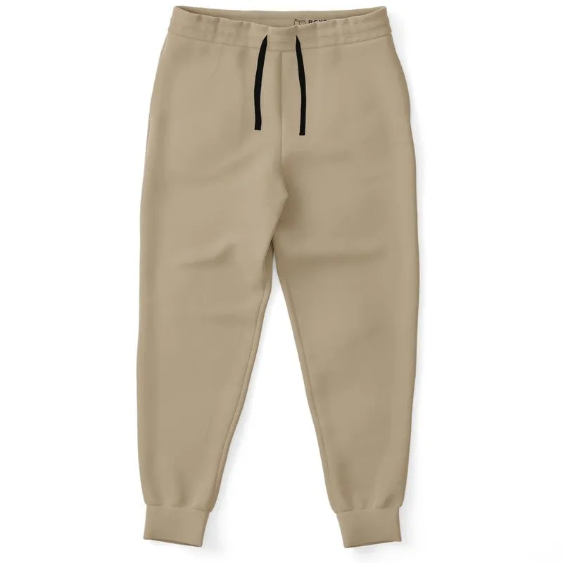 Shaded Pale Pastel Orange Brown Joggers | Unisex | with PLUS sizes | C0M15Y30K30