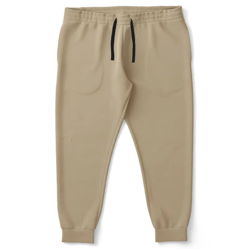 Shaded Pale Pastel Orange Brown Joggers | Unisex | with PLUS sizes | C0M15Y30K30