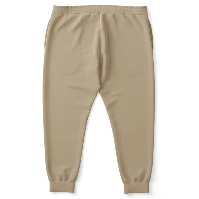 Shaded Pale Pastel Orange Brown Joggers | Unisex | with PLUS sizes | C0M15Y30K30