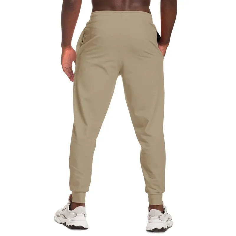 Shaded Pale Pastel Orange Brown Joggers | Unisex | with PLUS sizes | C0M15Y30K30