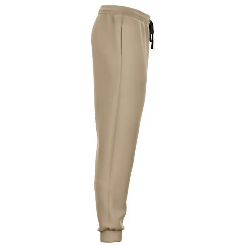 Shaded Pale Pastel Orange Brown Joggers | Unisex | with PLUS sizes | C0M15Y30K30
