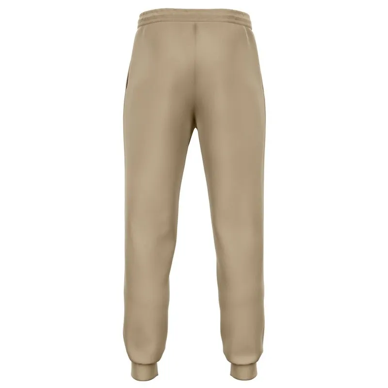 Shaded Pale Pastel Orange Brown Joggers | Unisex | with PLUS sizes | C0M15Y30K30