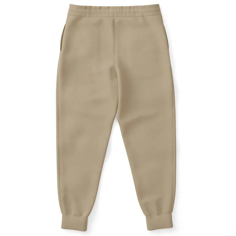 Shaded Pale Pastel Orange Brown Joggers | Unisex | with PLUS sizes | C0M15Y30K30