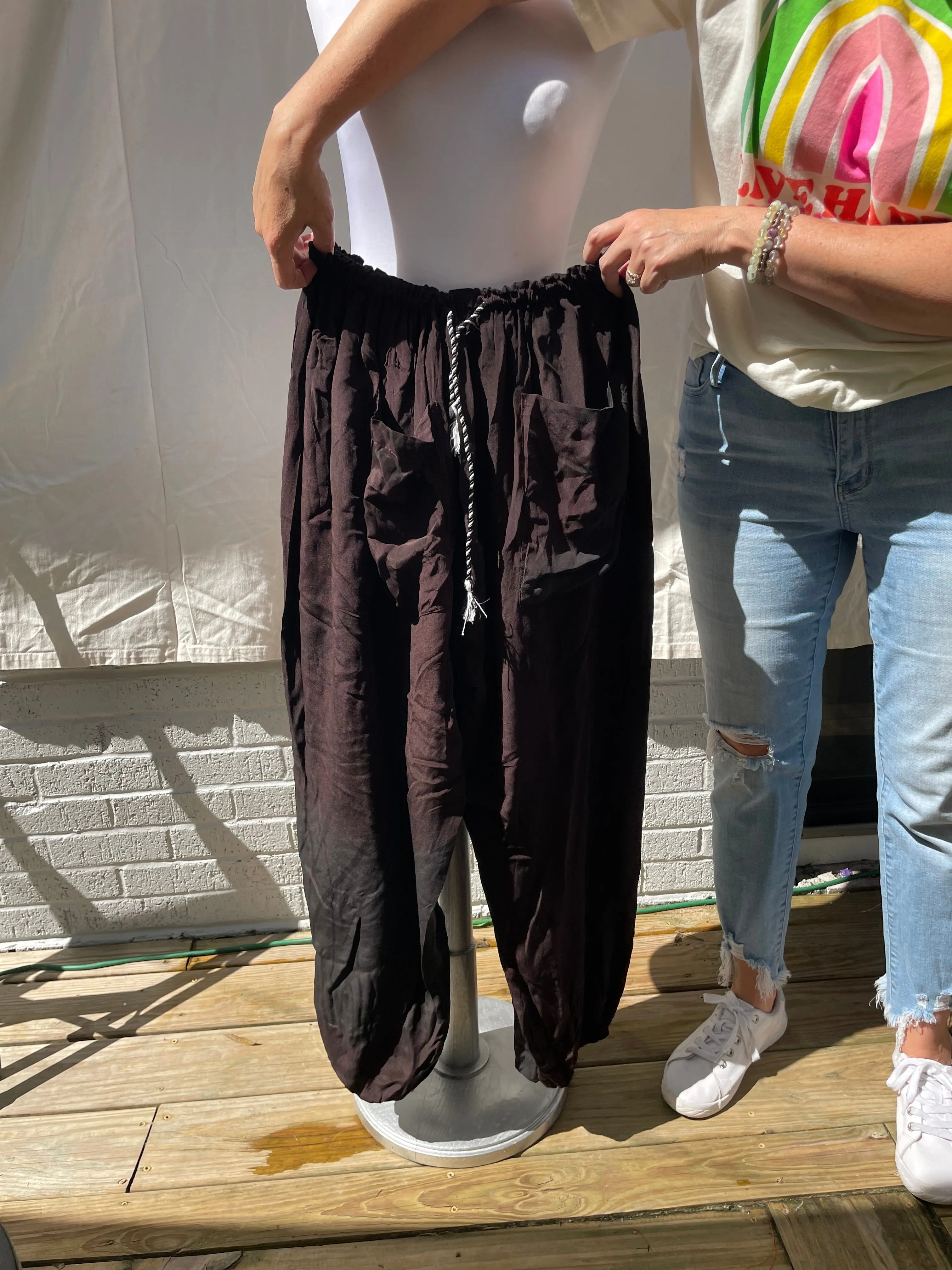 Silk Sari Jogger Pant by Kantha Bae