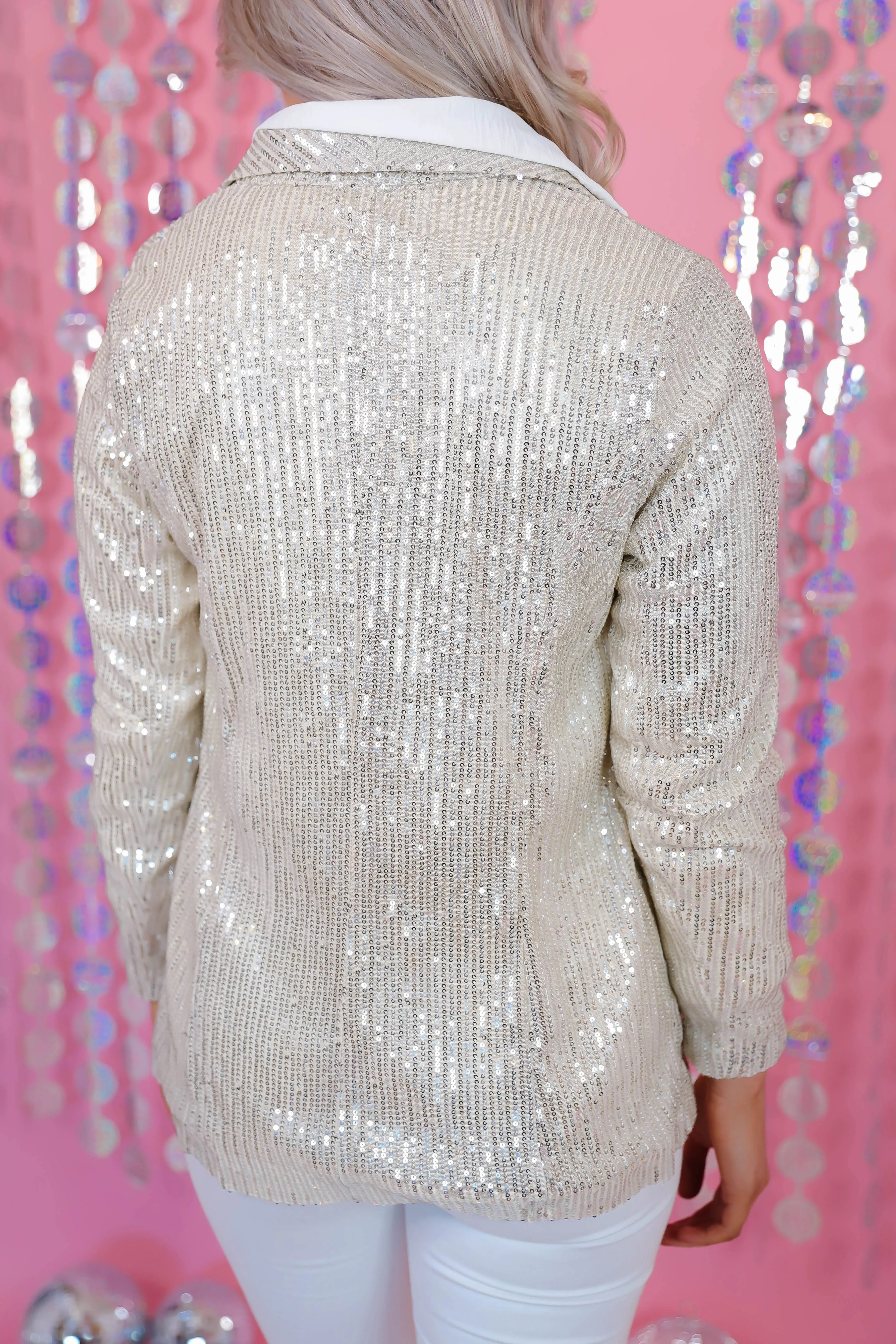 Spark In Your Eye Sequin Blazer