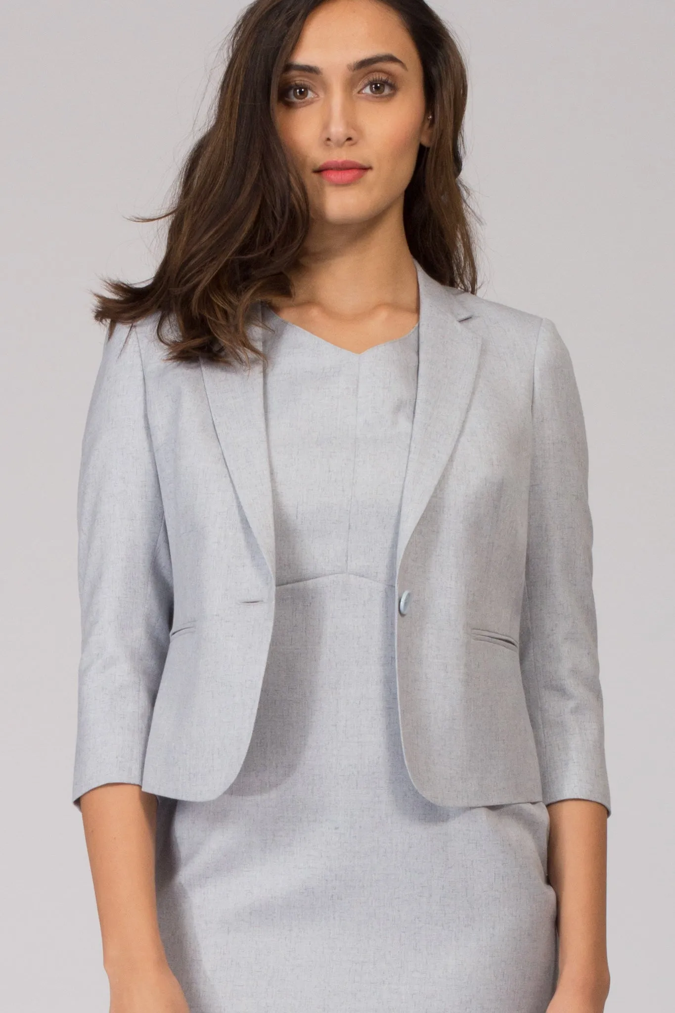 Stone Blue Semi Formal Blazer