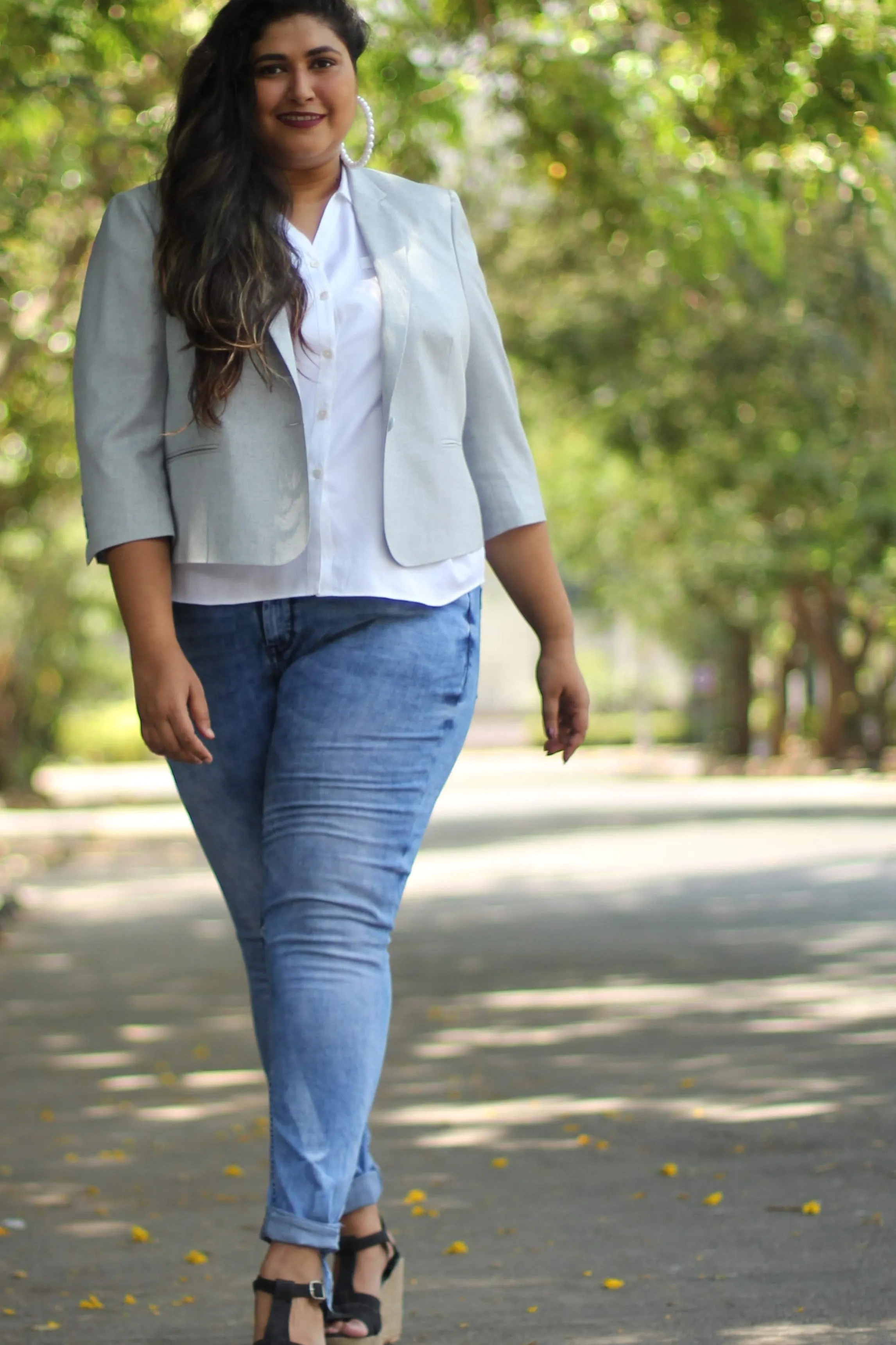 Stone Blue Semi Formal Blazer