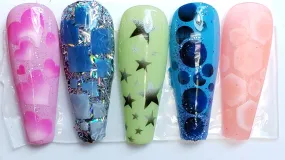The Basic Shapes Pack - Airbrush Nail Stencil