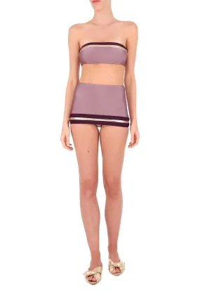 Tricolor Vintage Hot Pants Bikini