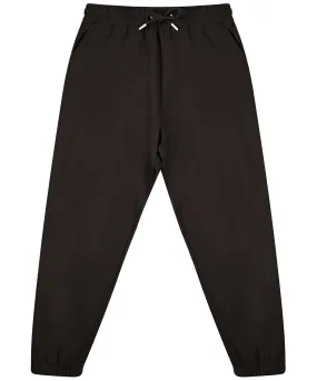Unisex sustainable fashion cuffed joggers | Black