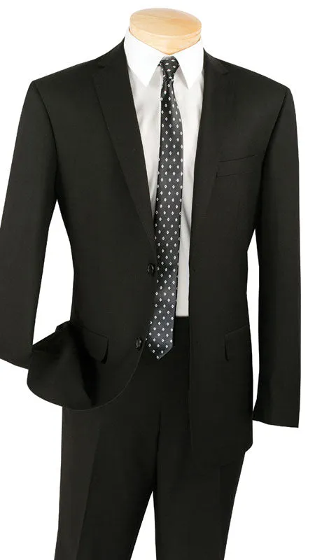 Vinci  SC900-12-Black   Mens Suit