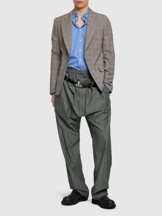Vivienne Westwood   Prince of Wales cotton blazer 