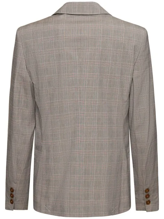Vivienne Westwood   Prince of Wales cotton blazer 