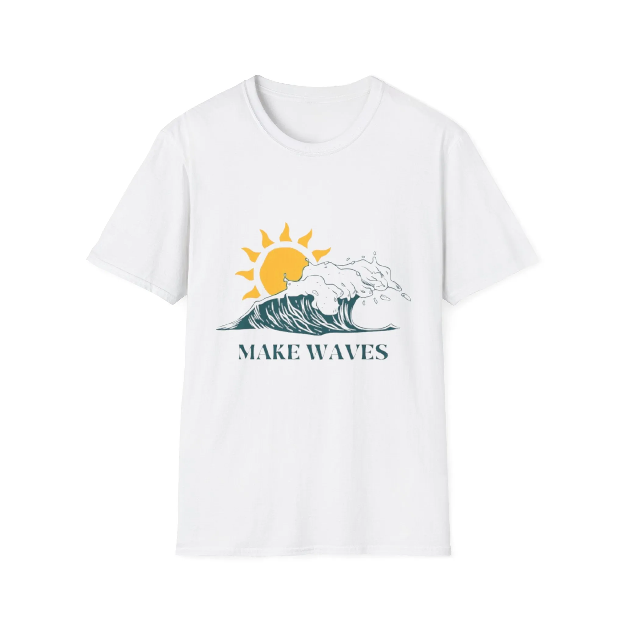 Wave Maker Unisex T-Shirt - 'Make Wave' Design