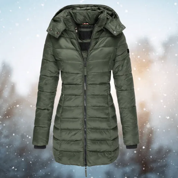 Women's Long Puffer Jacket: Warm, Stylish & Comfortable
