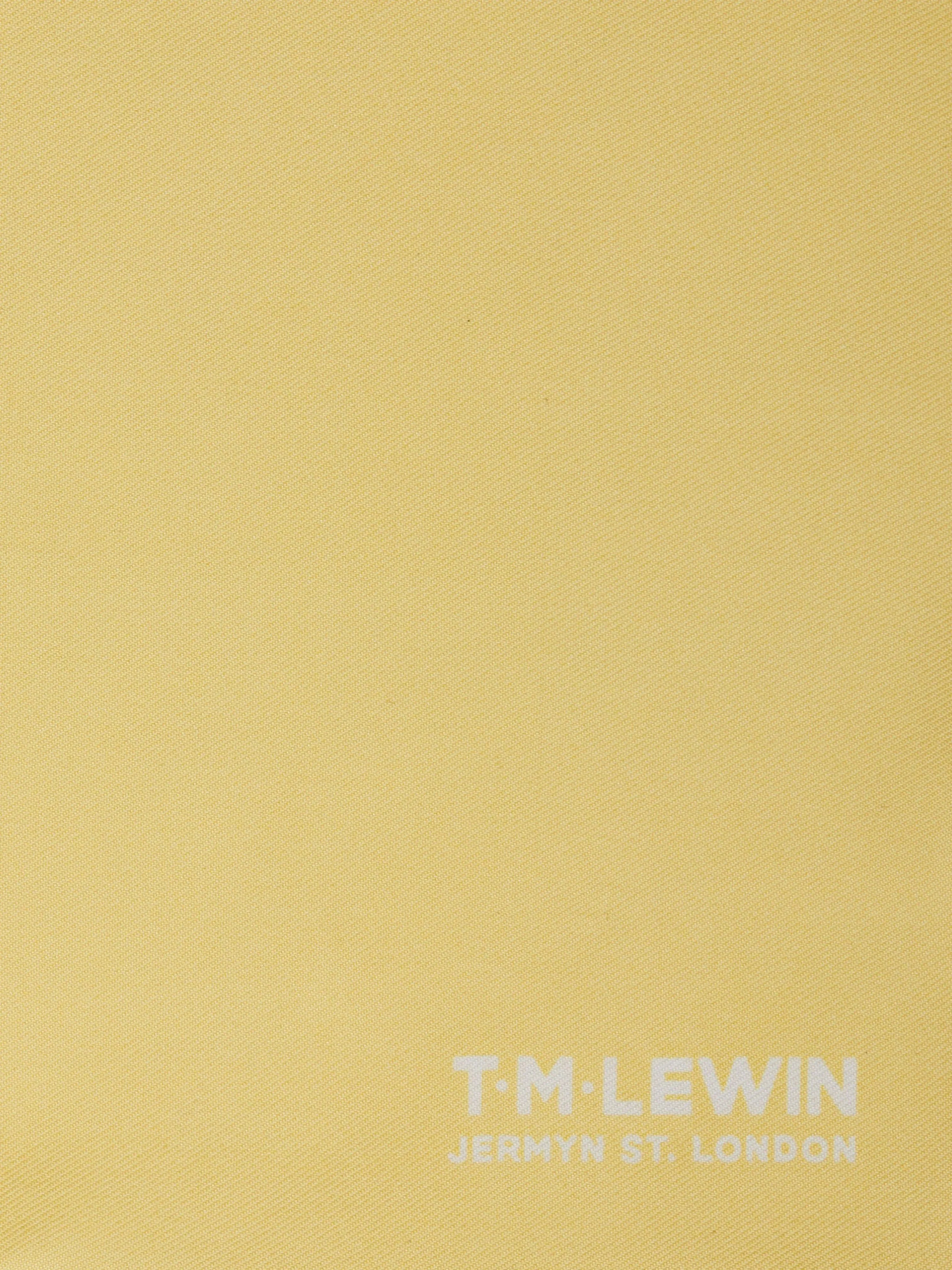 Yellow Silk Pocket Square