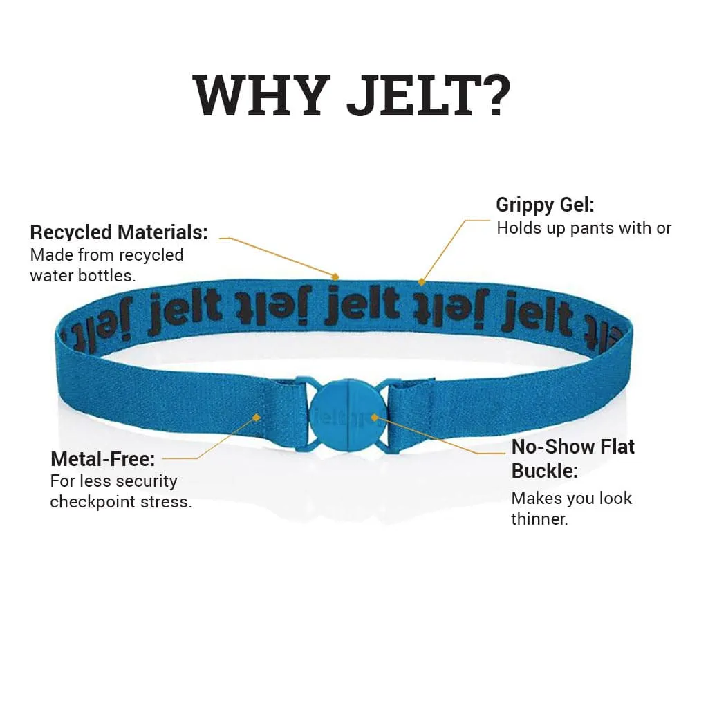 Youth: River Turquoise Blue Elastic Belt