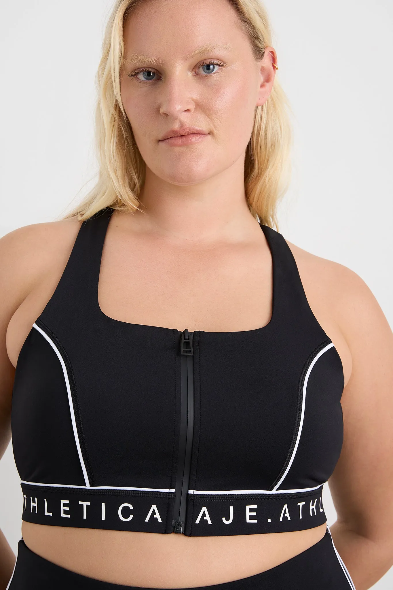 Zip Front Sports Bra 329